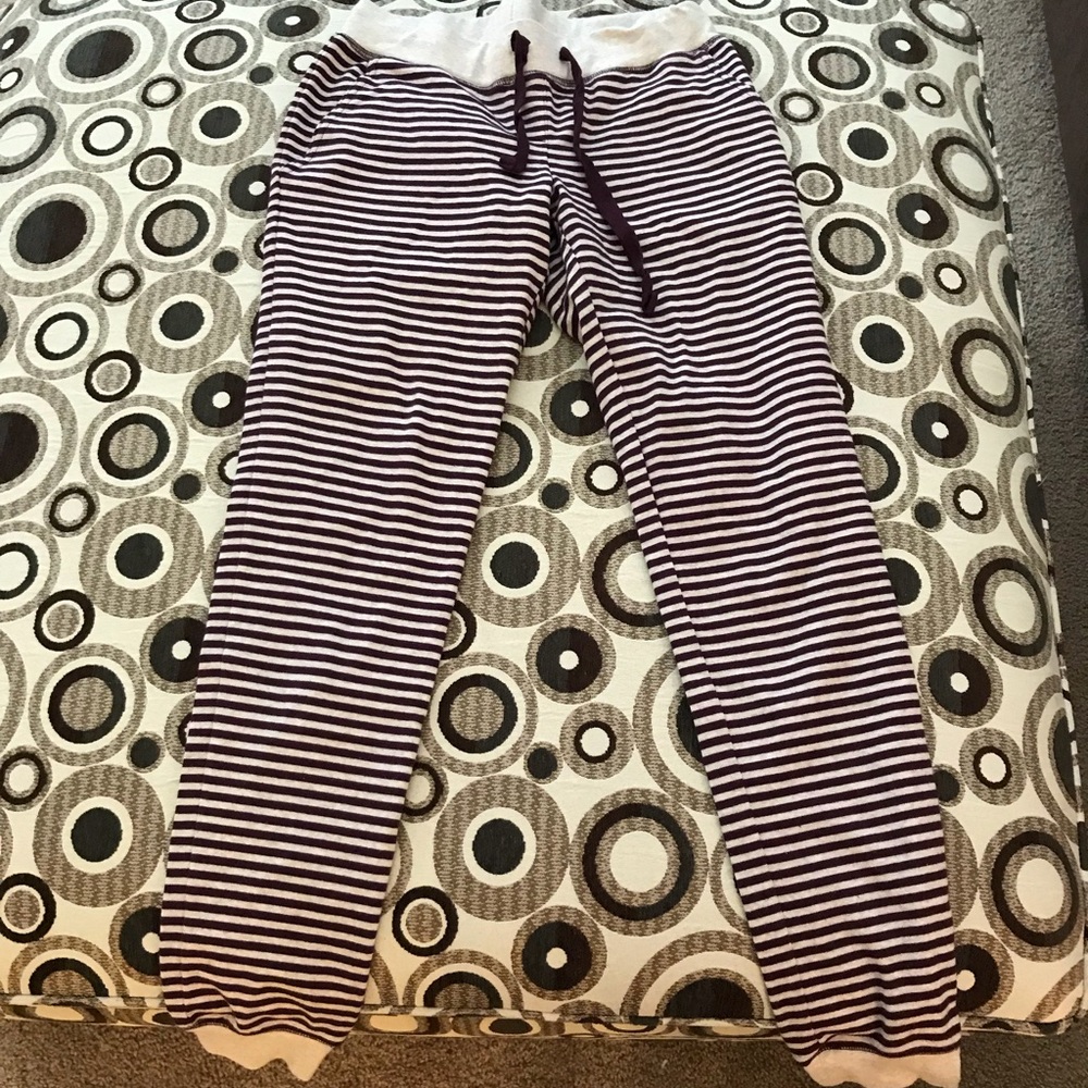 Skinny striped joggers
